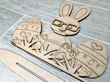 Load image into Gallery viewer, Standing Easter Bunny File SVG, Glowforge, LuckyHeartDesignsCo
