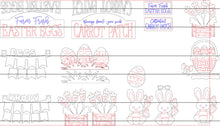 Load image into Gallery viewer, Easter Interchangeable Farmhouse Truck File SVG, Glowforge, LuckyHeartDesignsCo