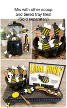 Load image into Gallery viewer, Bee Gumball Machine Filler File SVG, Glowforge Tiered Tray, LuckyHeartDesignsCo

