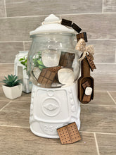 Load image into Gallery viewer, Smores Gumball Machine Filler File SVG, Glowforge Tiered tray, LuckyHeartDesignsCO