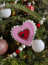 Load image into Gallery viewer, Valentines Heart Shiplap Ornament File SVG, Glowforge, LuckyHeartDesignsCo