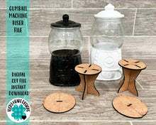 Load image into Gallery viewer, Gumball Machine Riser File SVG, Glowforge, LuckyHeartDesignsCo
