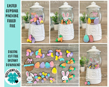 Load image into Gallery viewer, Easter Gumball Machine Filler File SVG, Glowforge Tiered Tray, LuckyHeartDesignsCo
