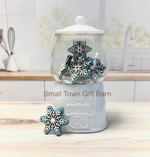 Load image into Gallery viewer, Winter Snowman Gumball Machine Filler File SVG, Glowforge, LuckyHaertDesignsCO