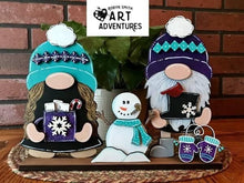 Load image into Gallery viewer, Winter Standing Tall Gnome Interchangeable File SVG, Glowforge, LuckyHeartDesignsCo