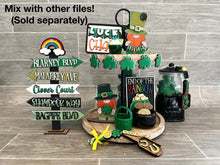 Load image into Gallery viewer, St. Patrick's Day Day Street Sign File SVG, Glowforge, LuckyHeartDesignsCo