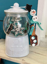 Load image into Gallery viewer, Winter Snowman Gumball Machine Filler File SVG, Glowforge, LuckyHaertDesignsCO