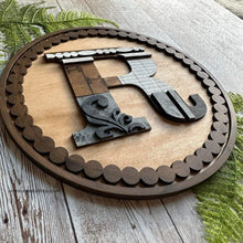 Load image into Gallery viewer, Pearl Round Sign Backer File SVG, Glowforge Farmhouse, LuckyHeartDesignsCo