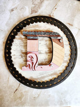 Load image into Gallery viewer, Pearl Round Sign Backer File SVG, Glowforge Farmhouse, LuckyHeartDesignsCo