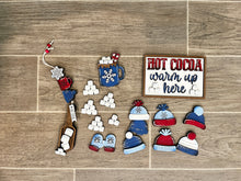 Load image into Gallery viewer, Hot Cocoa Bundle Gumball Scoop Sign File SVG, Glowforge, Tiered Tray, LuckyHeartDesignsCo