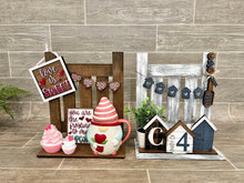 Load image into Gallery viewer, Chair Tiered Tray Display File SVG, Glowforge, LuckyHeartDesignsCo