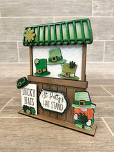 Load image into Gallery viewer, Leprechaun Hats Interchangeable Market Stand File SVG, Glowforge St. Patrick's Day, LuckyHeartDesignsCo