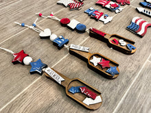 Load image into Gallery viewer, Fourth of July Wood Scoop Gumball Machine Filler File SVG, Glowforge Tiered Tray, LuckyHeartDesignsCo