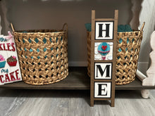 Load image into Gallery viewer, Four Insert HOME Interchangeable Leaning Sign File SVG, Glowforge, LuckyHeartDesignsCo