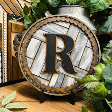 Load image into Gallery viewer, Pallet Rustic Round Backer Sign File SVG, Farmhouse Glowforge, LuckyHeartDesignsCo