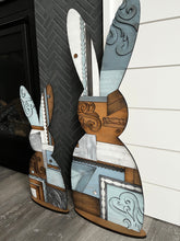 Load image into Gallery viewer, Vintage Rustic Tall Easter Bunny File SVG, Farmhouse Glowforge, LuckyHeartDesignsCo