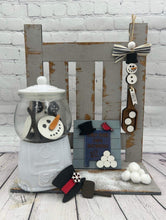 Load image into Gallery viewer, Chair Tiered Tray Display File SVG, Glowforge, LuckyHeartDesignsCo