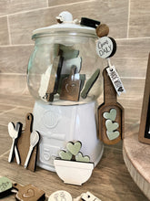 Load image into Gallery viewer, Kitchen Gumball Scoop Sign Bundle File SVG, Baking Glowforge, Tiered Tray, LuckyHeartDesignsCo