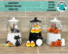 Load image into Gallery viewer, Halloween Gumball Machine Filler File SVG, Glowforge Tiered Tray, LuckyHeartDesignsCo
