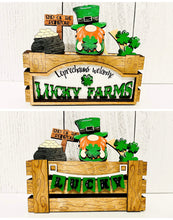 Load image into Gallery viewer, St Patrick's Day add on Interchangeable Farmhouse Truck File SVG, Glowforge, LuckyHeartDesignsCo