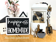 Load image into Gallery viewer, Kitchen Gumball Scoop Sign Bundle File SVG, Baking Glowforge, Tiered Tray, LuckyHeartDesignsCo