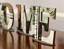 Load image into Gallery viewer, Vintage Rustic Initials File SVG, Glowforge Farmhouse, LuckyHeartDesignsCo