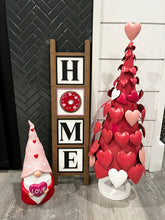 Load image into Gallery viewer, Four Insert HOME Interchangeable Leaning Sign File SVG, Glowforge, LuckyHeartDesignsCo