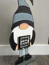 Load image into Gallery viewer, Tall Porch Interchangeable Leaning Sign Gnome File SVG, Glowforge, LuckyHeartDesignsCo