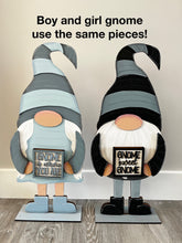 Load image into Gallery viewer, Tall Girl Interchangeable Porch Leaning Sign Gnome File SVG, Glowforge, LuckyHeartDesignsCo