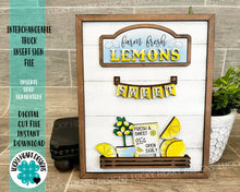 Load image into Gallery viewer, Interchangeable Truck Insert Sign File SVG, Glowforge, LuckyHeartDesignsCo
