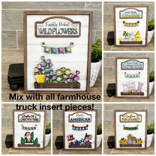 Load image into Gallery viewer, Interchangeable Truck Insert Sign File SVG, Glowforge, LuckyHeartDesignsCo