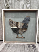 Load image into Gallery viewer, Vintage Rustic Chicken File SVG, Glowforge Farmhouse, LuckyHeartDesignsCo