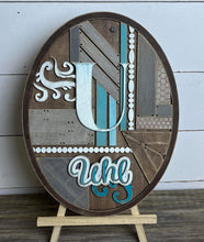 Load image into Gallery viewer, Craft Maker Interchangeable Leaning Sign File SVG, Glowforge Tiered Tray, LuckyHeartDesignsCo