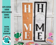 Load image into Gallery viewer, Home Vertical Shiplap Interchangeable File SVG, Glowforge, LuckyHeartDesignsCo