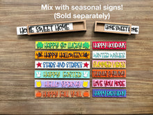 Load image into Gallery viewer, Standing File Interchangeable Holder Box File SVG, Glowforge, LuckyHeartDesignsCo