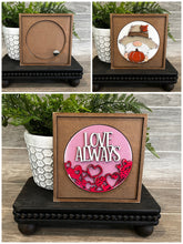 Load image into Gallery viewer, Leaning Ladder Single Frame File SVG, Glowforge, LuckyHeartDesignsCo