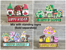 Load image into Gallery viewer, Front Signs for Standing File Interchangeable Holder Box File SVG, Glowforge, LuckyHeartDesignsCo