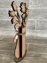 Load image into Gallery viewer, Mother's Day Vase File SVG, Glowforge Farmhouse Floral, LuckyHeartDesignsCo