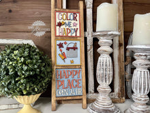 Load image into Gallery viewer, Craft Maker Interchangeable Leaning Sign File SVG, Glowforge Tiered Tray, LuckyHeartDesignsCo