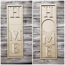 Load image into Gallery viewer, Home Vertical Shiplap Interchangeable File SVG, Glowforge, LuckyHeartDesignsCo