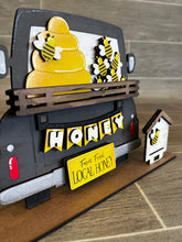 Load image into Gallery viewer, Honey Bee Interchangeable Farmhouse Truck File SVG, Glowforge Summer, LuckyHeartDesignsCo