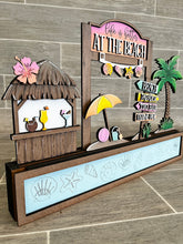 Load image into Gallery viewer, Holder Box Beach Summer Add On File SVG, Glowforge, LuckyHeartDesignsCo