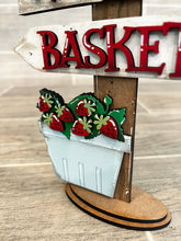 Load image into Gallery viewer, Strawberry Picking Street Sign File SVG, Glowforge Summer, LuckyHeartDesignsCo