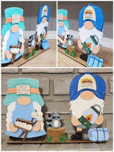 Load image into Gallery viewer, Camping Tall Gnome Interchangeable File SVG, (add on-gnomes sold separately) Glowforge, LuckyHeartDesignsCo