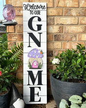 Load image into Gallery viewer, Gnome Mushroom Interchangeable Vertical Porch File SVG, Glowforge, LuckyHeartDesignsCo