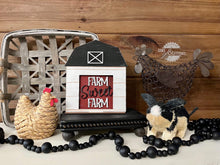 Load image into Gallery viewer, Barn Interchangeable Leaning Sign File SVG, Farm Glowforge, LuckyHeartDesignsCo