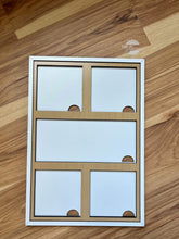 Load image into Gallery viewer, Tall Rectangle Interchangeable Leaning Sign File SVG, Seasonal Home Sign, LuckyHeartDesignsCo