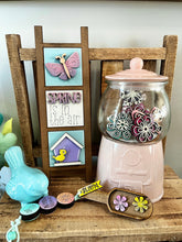 Load image into Gallery viewer, MINI Spring Interchangeable Leaning Sign File SVG, Tiered Tray Glowforge, LuckyHeartDesignsCo