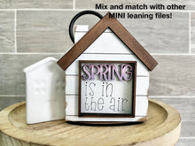 Load image into Gallery viewer, MINI Backers Interchangeable Leaning Sign File SVG, Glowforge, LuckyHeartDesignsCo