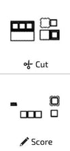 Load image into Gallery viewer, Pearl Scroll Frame Backers Interchangeable Leaning Sign File SVG, Glowforge, Farmhouse, LuckyHeartDesignsCo